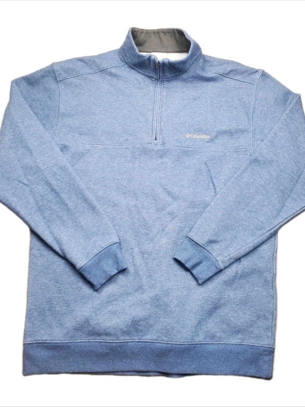 Columbia Men’s XL Blue Quarter Zip Pullover Sweatshirt